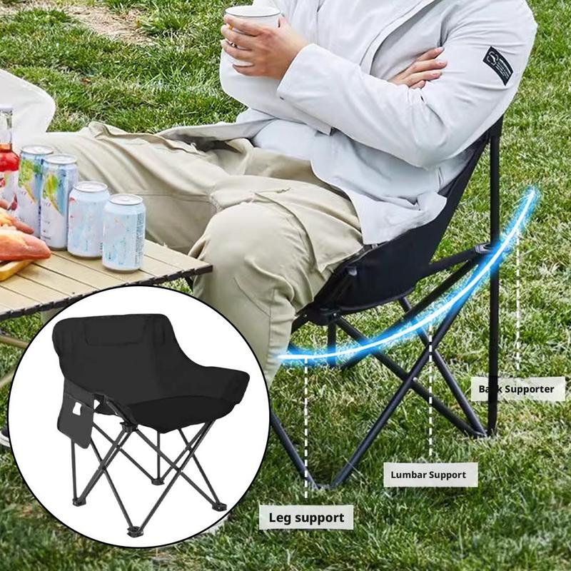 Product Introduction of Camping Foldable Chair Recliner Portable Heavy Duty Load Capacity For Beach Camping Picnic Leisure Home Use Cafe Napping Chair 22