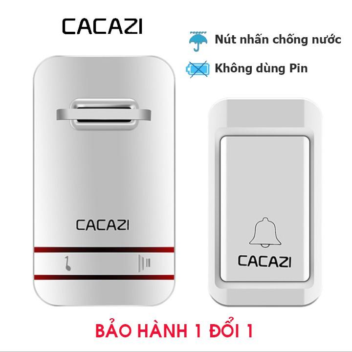 Chuông cửa không dây Cacazi không dung pin chống nước, cực tốt