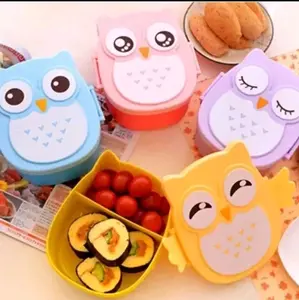 KOTAK BEKAL BURUNG HANTU/KOTAK MAKAN ANAK/ LUNCH BOX OWL