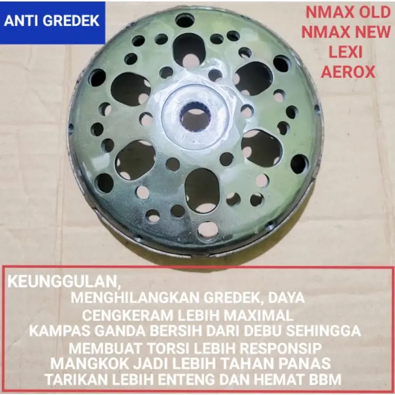 MANGKOK KAMPAS GANDA SOLUSI GREDEG AEROX NMAX 155 LEXI  NEW NMAX MANGKOK GANDA NMAX ANTI GREDEK CUSTOM