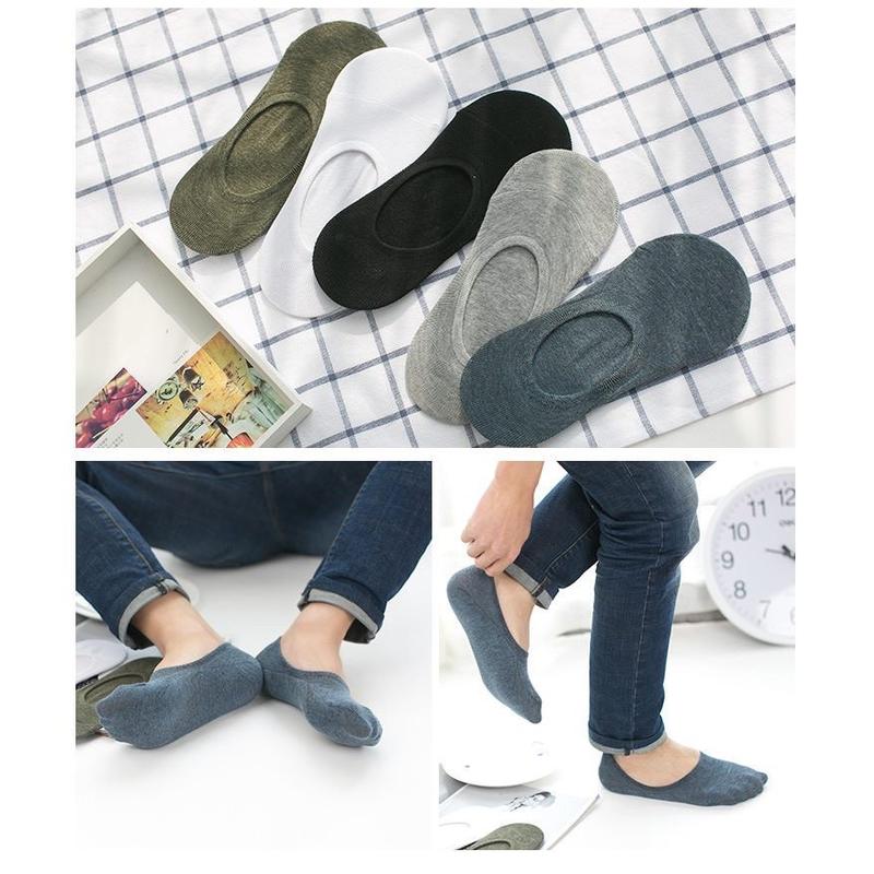 TẤT TRƠN DỆT KIM  NHIỀU MÀU, CHẤT DÀY, MỀM ĐI ÊM, THOÁNG CHÂN Menswear Xanh Rêu 7