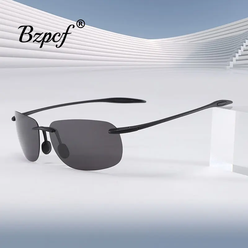 New TR Rimless Fashion Sports Polarized Sunglasses Outdoor Daily Casual Unisex Driving UV Protection