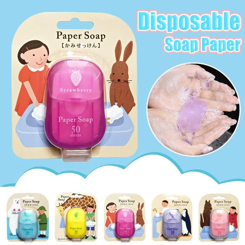 Giấy Xà Phòng Dùng Một Lần, Cầm Tay, Viên Xà Phòng Rửa Tay Làm Sạch, Viên Xà Phòng Tạo Bọt Thơm Du Lịch, bfs 0