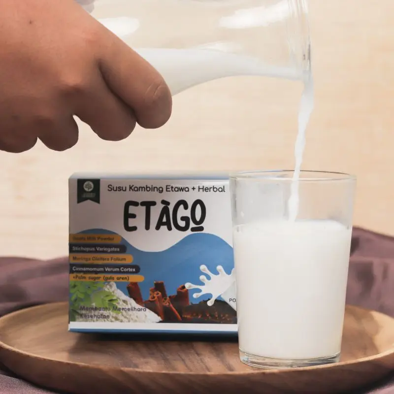 Susu Kambing Etago Etawa Plus Herbal Isi 10 Saset Bubuk