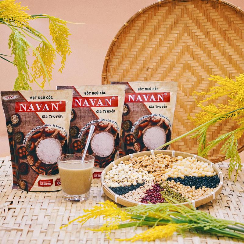 3 TÚI NGŨ CỐC NAVAN 800GR ( CÓ TẶNG SỮA ĐẶC) Ngũ cốc dinh dưỡng hạt Food Hạt Ngũ Cốc