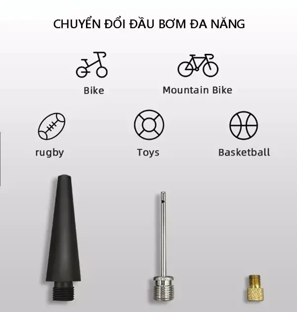 Bơm lốp tự ngắt dành cho ô tô, xe máy xe đạp 70mai TP03 1