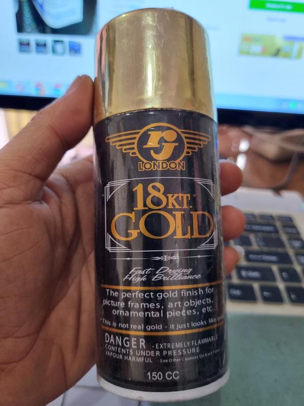 Cat Semprot PILOK RJ GOLD CHROME 150ML EMAS SILVER KRUM BRON 1
