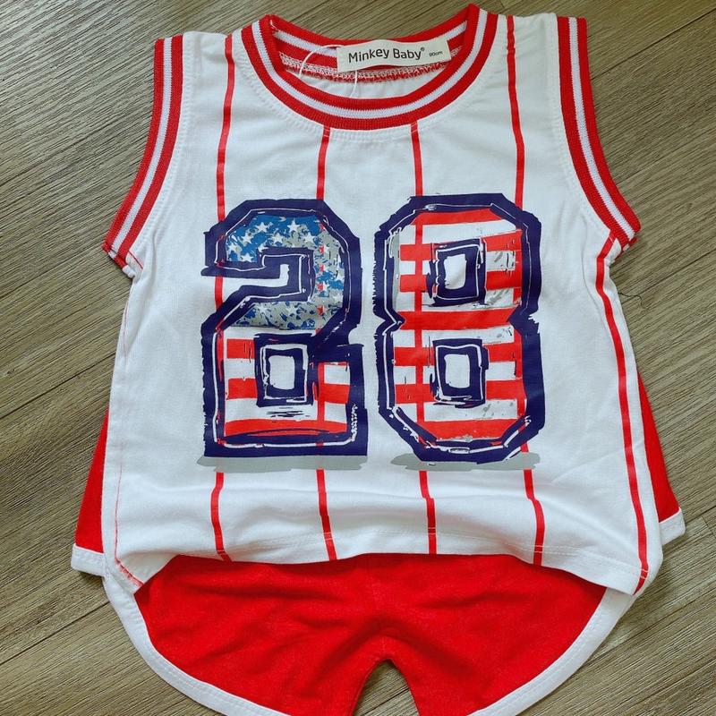 [Shin Kids] (8-26kg) Bộ Áo Ba Lỗ Quần Vạc Bầu Thun Lạnh Phối Viền In Hình Kiểu Thể Thao Dành Cho Bé.Đồ Bộ Bé Trai,Đồ Bộ Cho Bé,Đồ hè cho bé.Đồ ngủ cho bé, đồ mặc nhà cho bé. 6