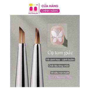 Cọ Tam Giác Vẽ Hoa Cọ Xéo Móng Tay Siêu Nhanh, Nhựa Bền Bỉ, Tạo Kiểu Móng Đẹp Mắt Cho Nữ Yêu Thích Thích Làm Nail