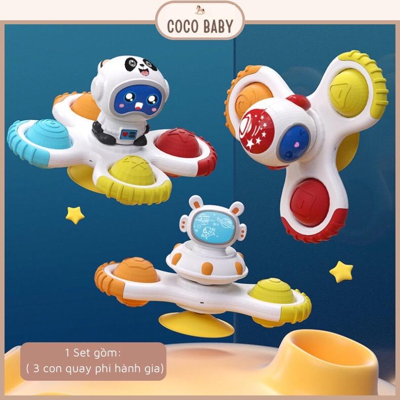 Set 3 chiếc Đồ chơi con quay spinner cao cấp dính tường chống nước cho bé Toy