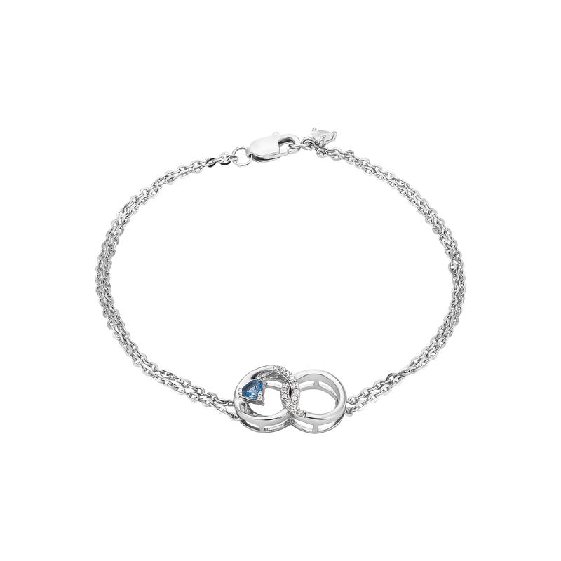 Lắc tay bạc đính đá PNJSilver Fantasia XMZTK000003