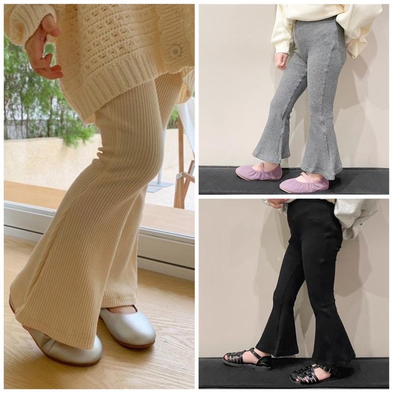 [Michis Babies-M1] Quần ống loe thời trang cho bé, quần ống loe hot trend cho bé quần  tất gái