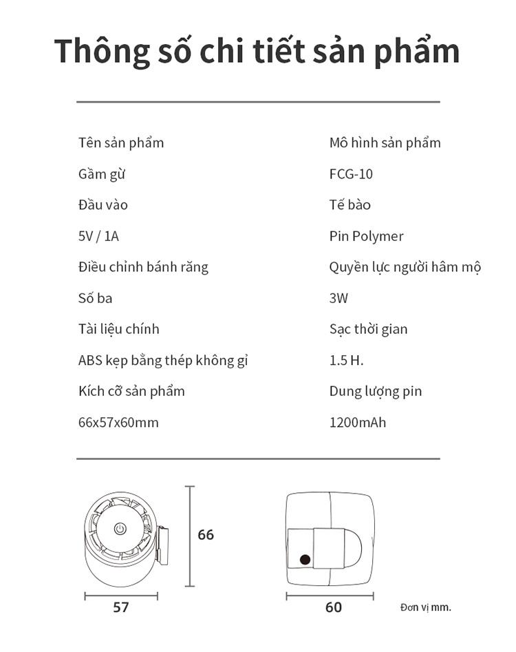 Product Introduction of 【Quạt kẹp gió cao】 Quạt mini cầm tay USB có thể sạc lại kawu, ký túc xá sinh viên để bàn, quạt điện nhỏ im lặng, kẹp bàn quạt, cần thiết cho công nhân nhà máy làm việc, du lịch và mang theo, cắm trại, Mobile  Phụ Kiện  model FCG-10 16