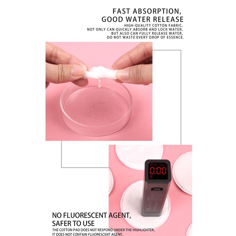 Product Introduction of Make Up Remover Pads Make Up Cotton Swabs Clean Nail Soft Cleansing Pads Pads D9X2 26