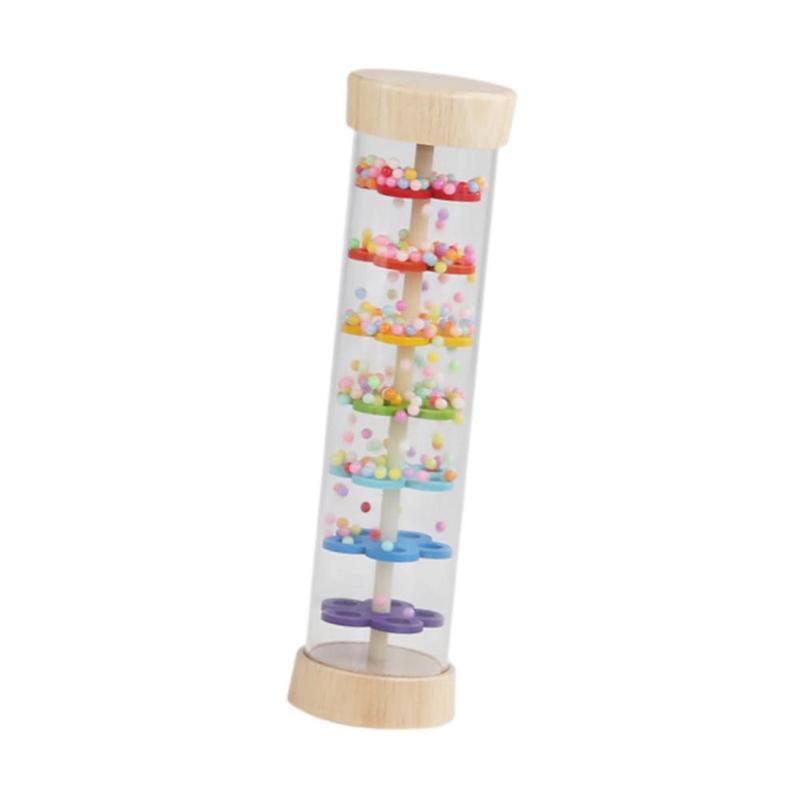 Rainmaker Music Art Baby Rattle Shaker Rain Sound Toy for Nursery Kids 6