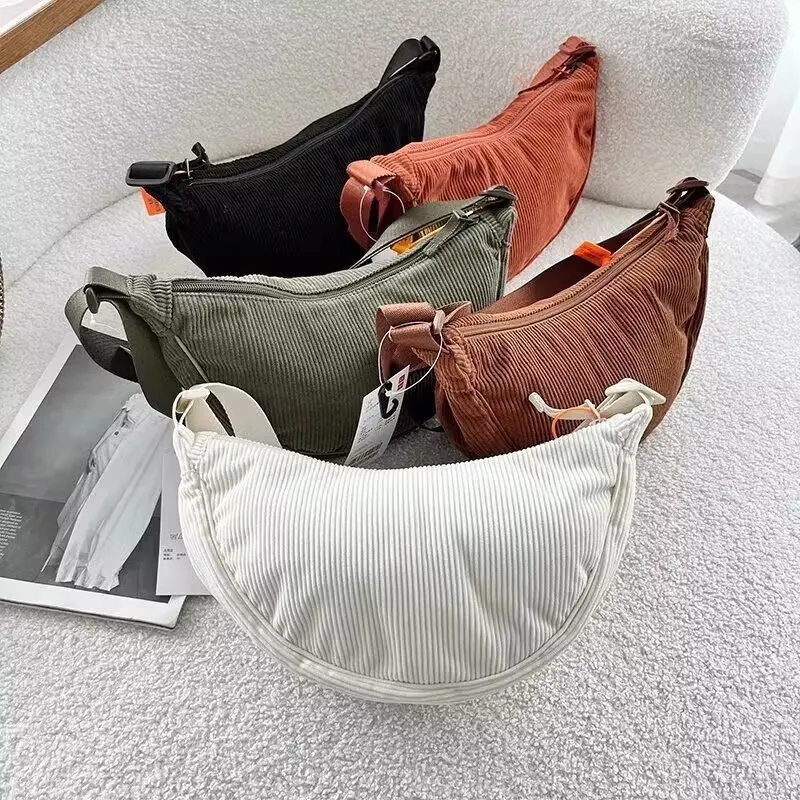 Tas Selempang ala Uniql bahan Corduroy Slingbag Wanita