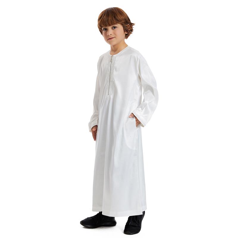 Product Introduction of Middle East Dubai Southeast Asia Children's Robe Children's Boys Robe Spot New Th880 Comfortable Hot Sale 6