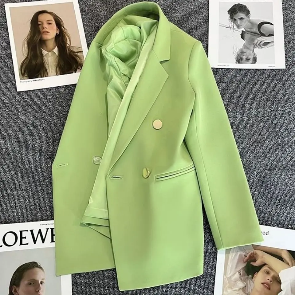 Áo khoác vest nữ phong cách Hàn Cao cấp Jacket Top  Kem