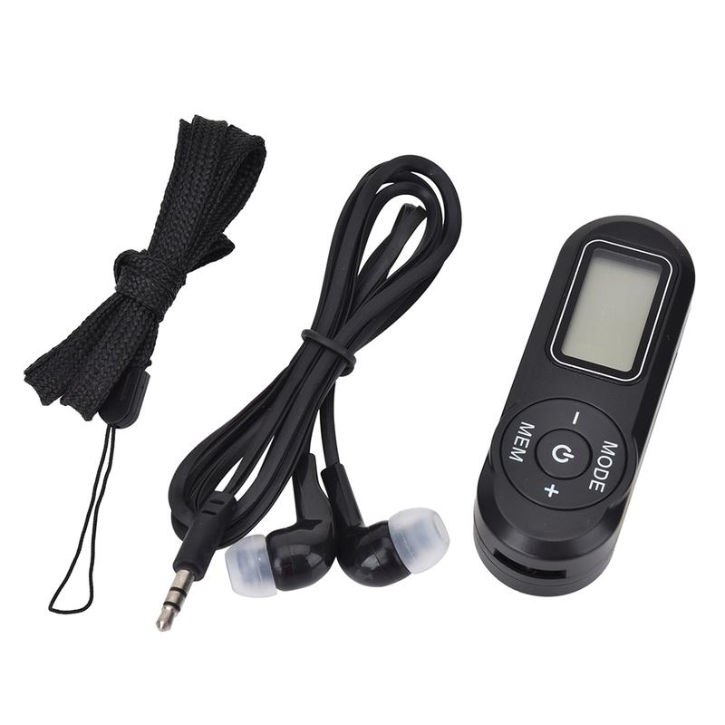 Đài Phát Thanh FM Mini Cầm Tay HRD-727, Màn Hình Kỹ Thuật Số, Bộ Thu FM, Máy Nghe Nhạc MP3 Cổ Điển Phong Cách DSP, Có Tai Nghe Và Dây Đeo Buộc, [Giao Hàng Nhanh] 4