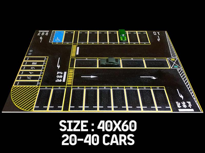 Bãi đậu xe siêu to cho mô hình xe 1/64
