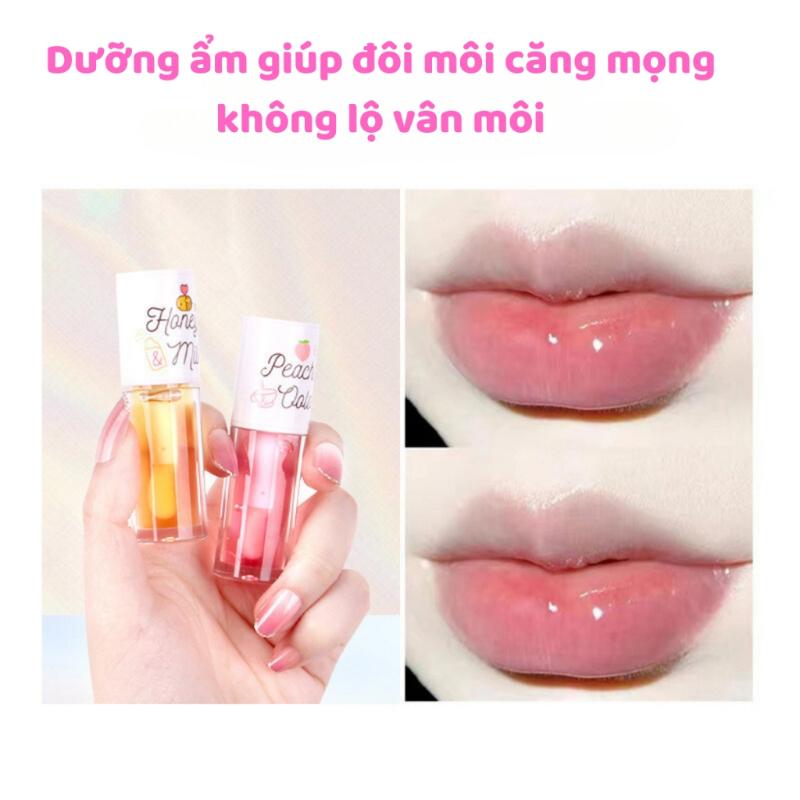 Product Introduction of Son Dưỡng Ẩm Hương Đào Và Mật Ong, Son Dưỡng Môi Giúp Đôi Môi Căng Bóng Mềm Mịn 29
