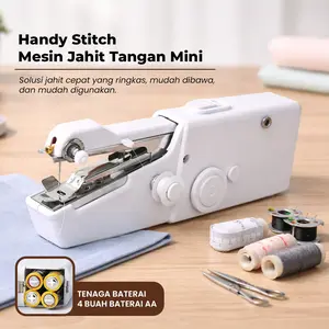 ST Handy Stitch Mesin Jahit Tangan Mini Sewing Dengan Baterai
