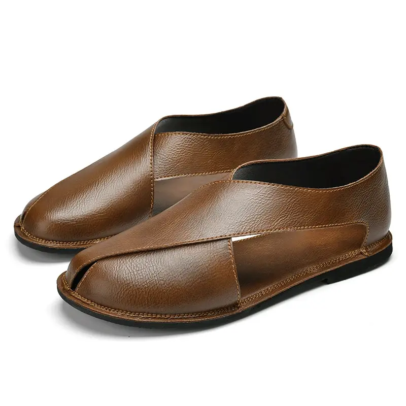 Giày Nam, Thủ Công, Thoải Mái, Đế Mềm, Bề Mặt Mềm, Dép Nam, Thường Ngày, Dễ Phối Đồ, CLOHOO Shoes Shoes 1