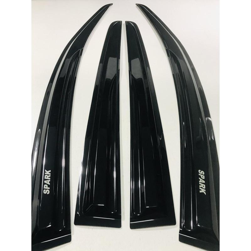Chevrolet Spark 2011 2012 2013 2014 2015 2016 2017 2018 MUGEN Rain Visor Sun Gutter IM 1