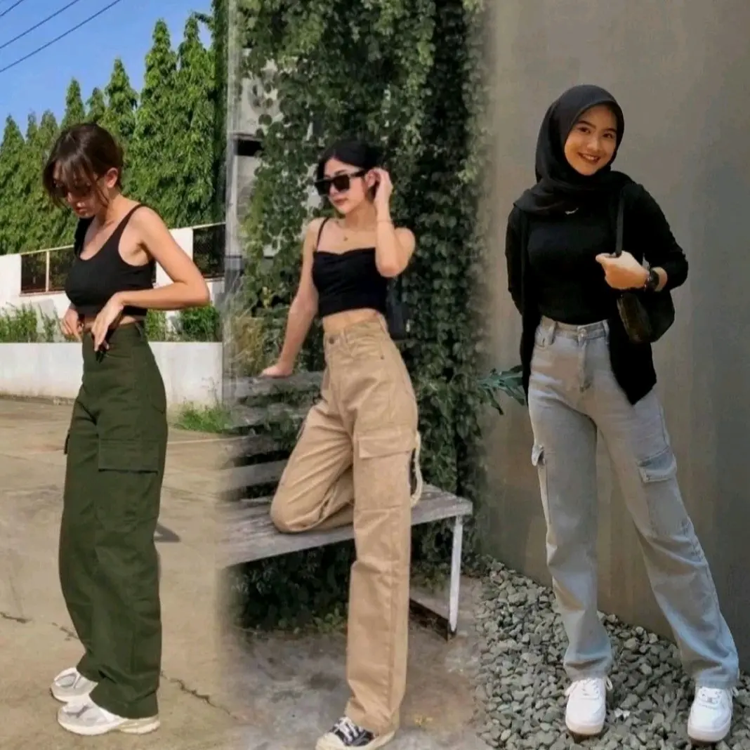 Celana Panjang Wanita Celana Cargo Wanita Aztaraja Fashion Nyaman