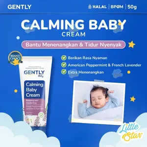 Gently Calming Baby Cream 50/20Gr Lotion Bayi Krim Penghangat Perut Kembung Pereda Kolik Bayi