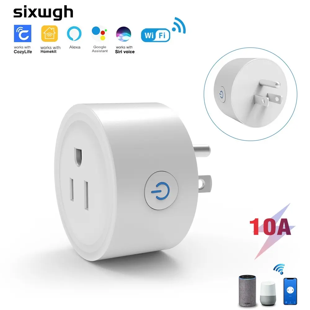 Ổ  Cắm Thông Minh Điều Khiển Từ Xa Qua App - Hỗ Trợ Alexa, Google Assistant, Tiết Kiệm Điện