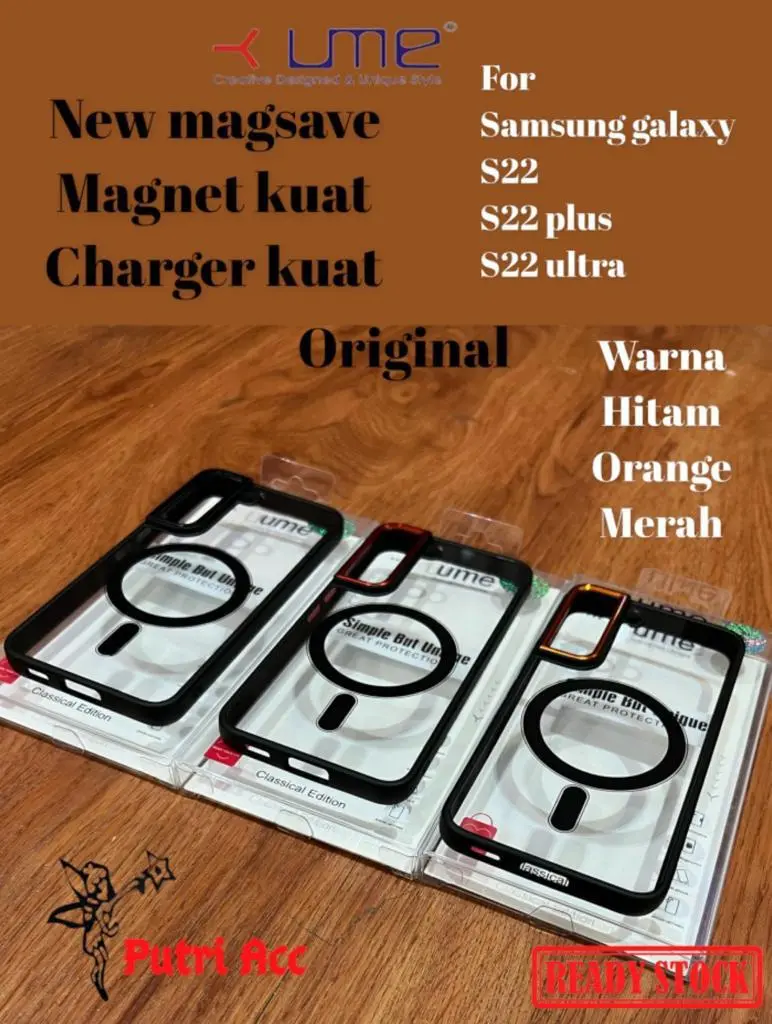 SAMSUNG GALAXY S22 / S22 PLUS / S22 ULTRA / S23 / S23 PLUS / S23 ULTRA CASE XIX NEW MAGSEFE METAL MEWAH TERBARU