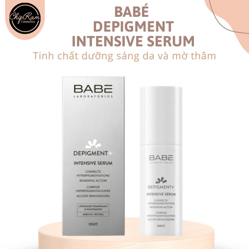  BABÉ Depigment Intensive Serum: Tinh chất dưỡng sáng da và mờ thâm 