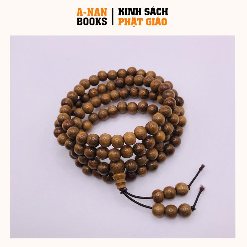 Vòng tay phong thủy gỗ bách chuỗi tràng 108 hạt nam nữ đẹp rẻ hạt tròn mùi thơm tự nhiên - may mắn sức khỏe tài lộc Phụ Kiện Đeo Tay