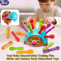 Gambar Mainan Sensorik Bayi Mainan Edukasi Landak Untuk Bayi Hedgehog Match Puzzle Plugin Latihan Sensori/Toys Baby Concentration Training Fine Motor and Sensory Early Educational Toys - Landak dari Vixplorn MALL Kab. Tangerang 1 Tokopedia