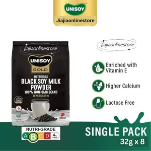 Unisoy Nutritious Black Soya Milk Susu Kedelai Hitam Singapore