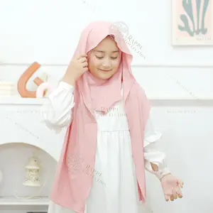 Pashmina Instan Inner Leher Anak Remaja 4-12 Jersey Premium Kerudung Jilbab Nyaman