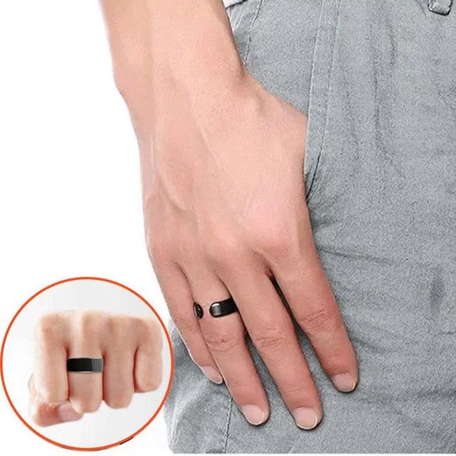 Product Introduction of Magnetic Rose Gold Open Health Care Ring Dual Magnetic Male Magnetic Ring 5