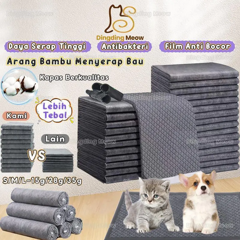 Popok Kucing Pad Pipis Kucing Anjing Underpad Pet Diaper Perlak Kucing Melahirkan Pipis Hewan