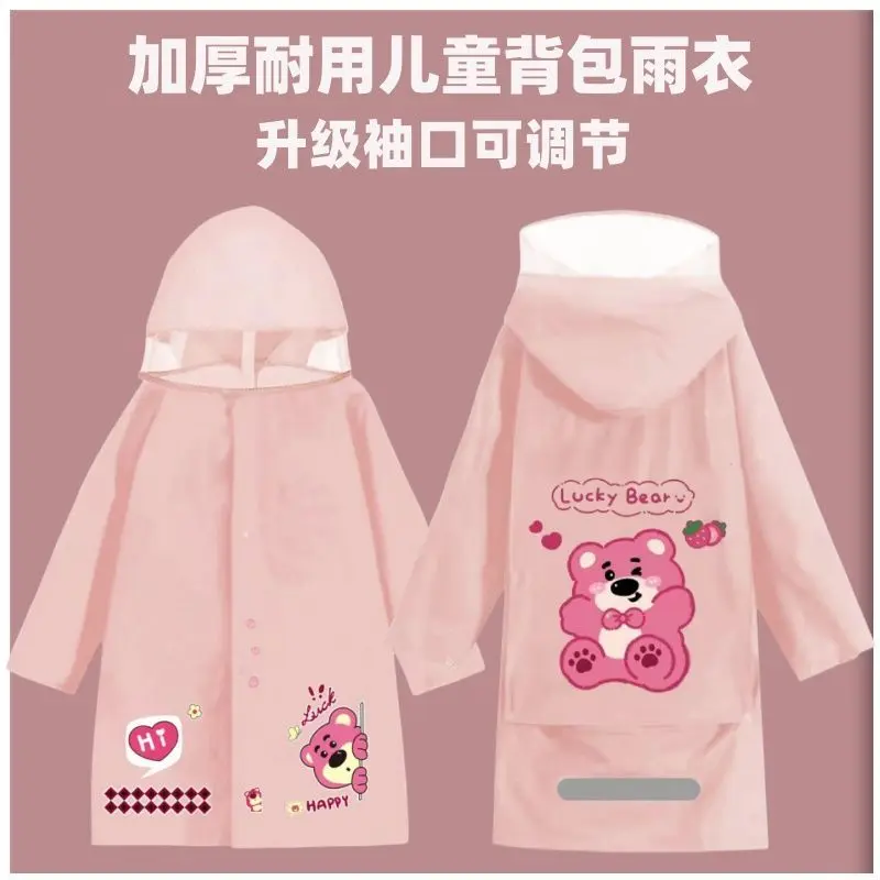 Áo Mưa Trẻ Em, Có Vị Trí Cặp Sách, Áo Mưa Hoạt Hình, Dành Cho Bé Trai Và Bé Gái, Thích Hợp Cho Mẫu Giáo, Thời Trang, Áo Mưa Học Sinh 0