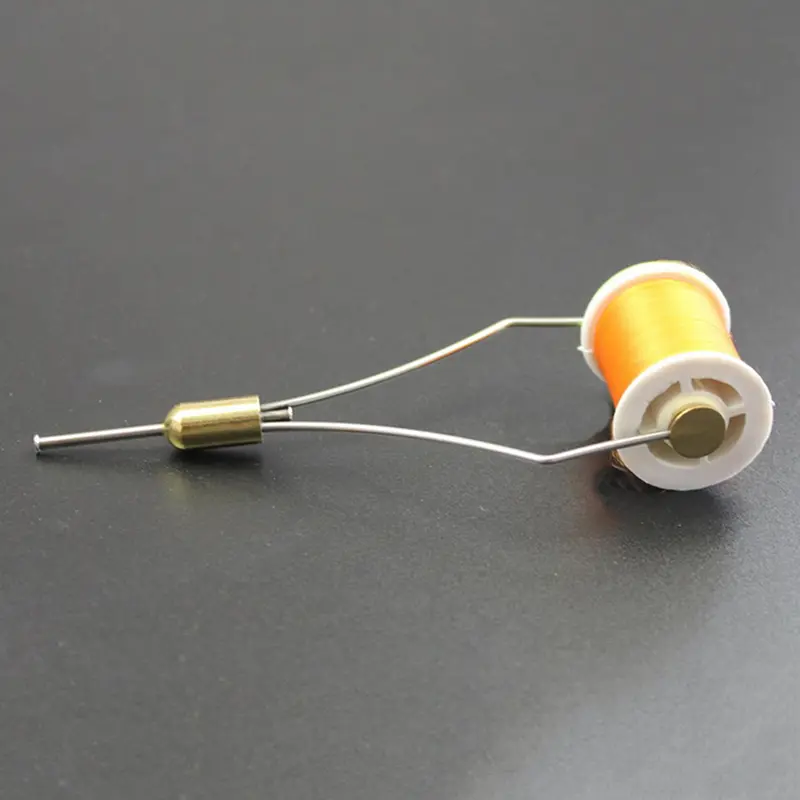 Fishing Fish Hook Binding Tool Double Mouth Winder Fly Tying Tools Coil Holder
