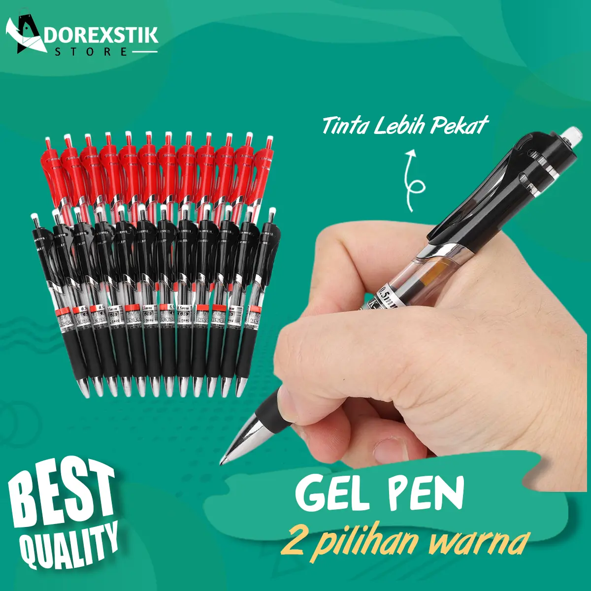 PULPEN GEL JOYKO / PULPEN JOYKO Pen Tinta Stationery Plastik Logam Tipe UK Tipe IDO Tipe UE Tanpa kabel
