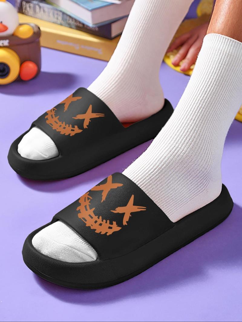 Product Introduction of Men's Casual Cartoon Pattern Slippers, Lightweight Breathable Comfortable Home Slippers, Non-slip Soft Slippers for Indoor & Outdoor Wear 8