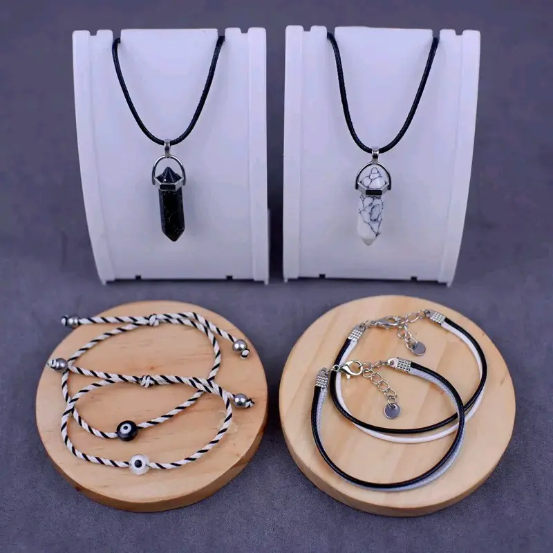[Promo Big Sale] (Paket 13) Set Perhiasan Wanita Levine Permata Kalung Gelang Cincin Anting