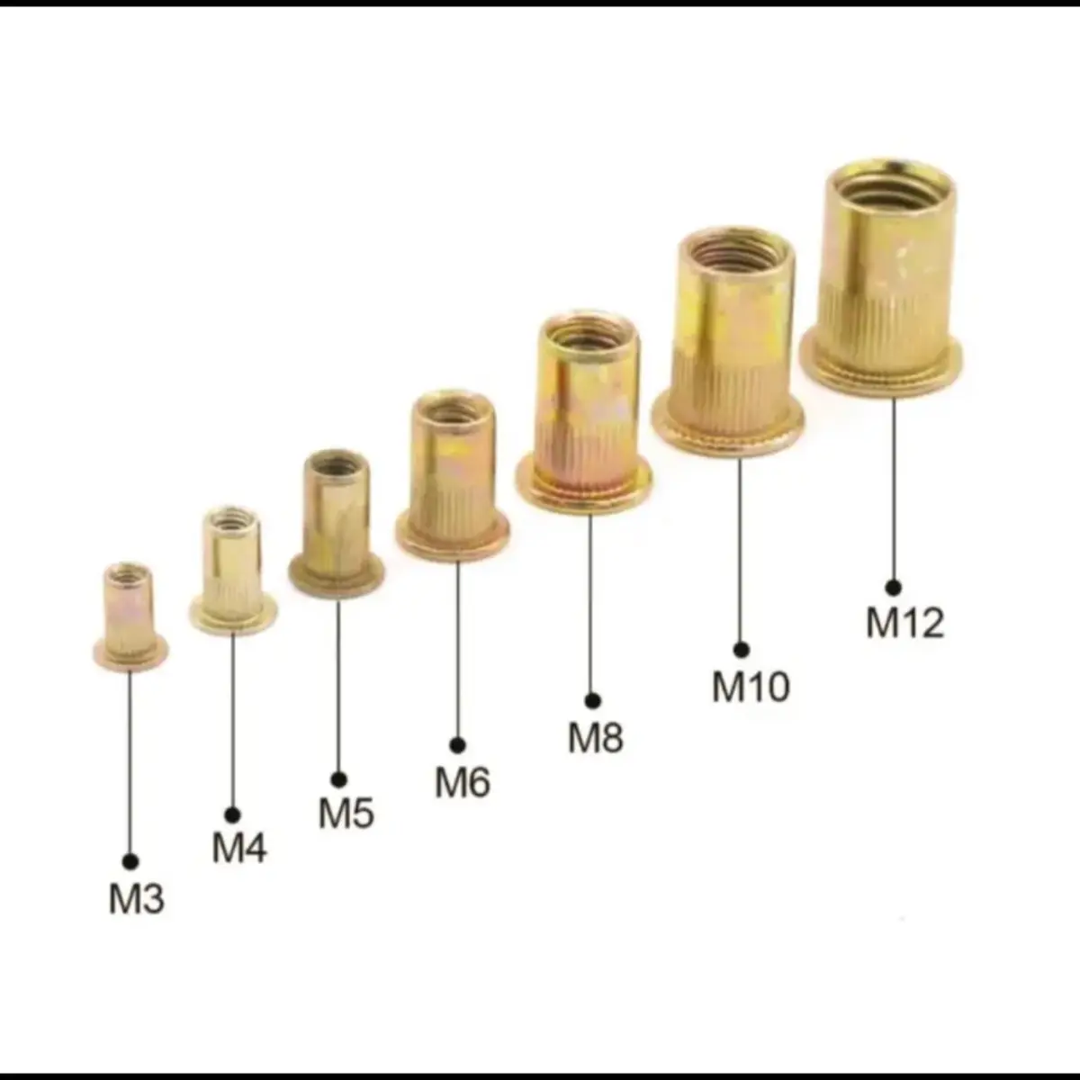ecu rút m3-4-5-6-8-10 hàng mạ vàng (gói 50c)