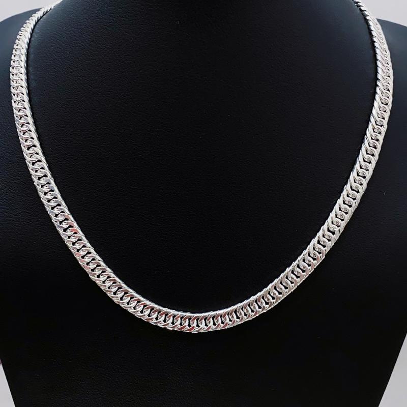 Dây chuyền bạc nam . chất liệu bạc S950 dây kép 16,7c