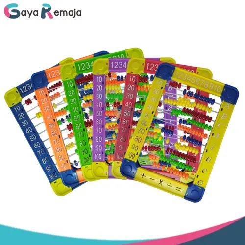 Sampoa Math Sempoa | Alat Belajar Hitung Anak | Sempoa Besar dengan Penyangga ...