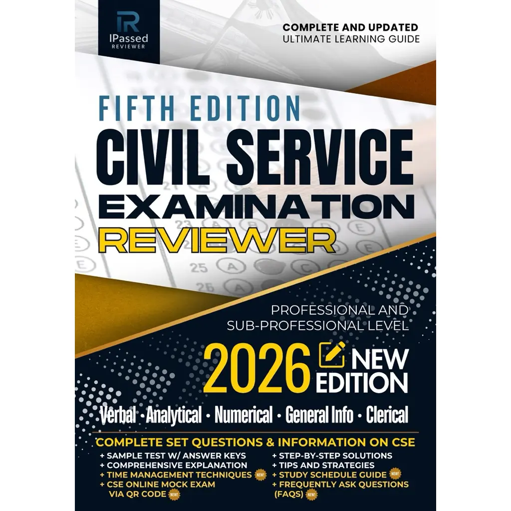 2026 CSE Reviewer with Free High & QR Code Access to Online Mock Test ...