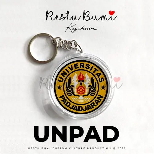 Gantungan Kunci Akrilik Universitas Padjadjaran UNPAD 2 Sisi