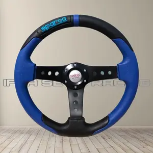 Setir mobil racing ring 3 semi celong biru